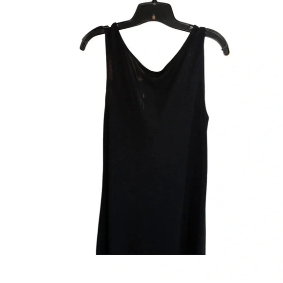 Lauren Ralph Lauren Black Sleeveless VNeck Maxi Dress Size Medium - Picture 2 of 6